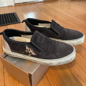 EUC Golden Goose Hanami Grey Suede Sneaker